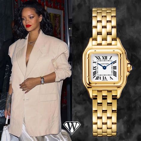 round cartier glass rihanna|Spotlight: Rihanna's Watch Collection .